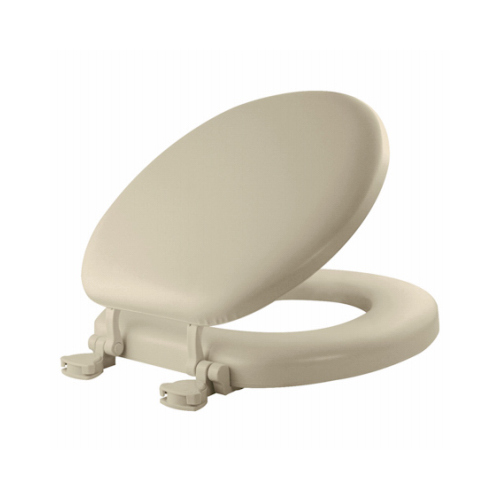 Mayfair by Bemis 15EC 006 Toilet Seat Round Bone Soft Bone