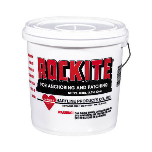 Rockite 10010 Expansion Cement, Powder, White, 1 hr Curing, 10 lb Pail