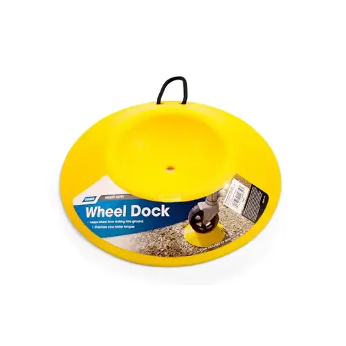 Wheel Dock, Heavy-Duty, Yellow