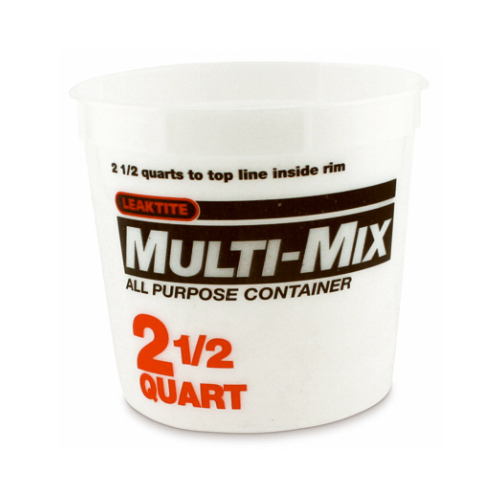 Multi-Mix Container Clear 2.5 qt Clear - pack of 25