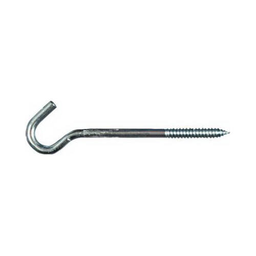 2156BC 3/8" x 8" Screw Hook Zinc Plated Finish - pack of 10