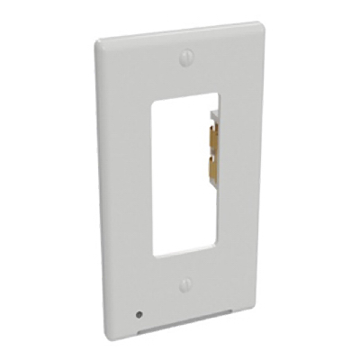 Westek LCR-CDDO-W LumiCover Nightlight Wallplate, 1-1/4 in L, 4-1/2 in W, 1 -Gang, Plastic, White