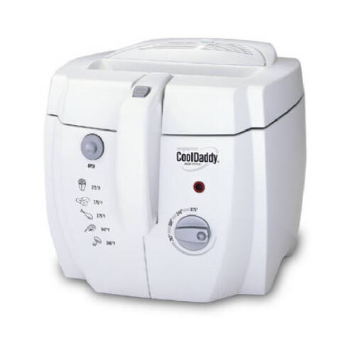 Cool Daddy 05443 Deep Fryer White 6 cups White