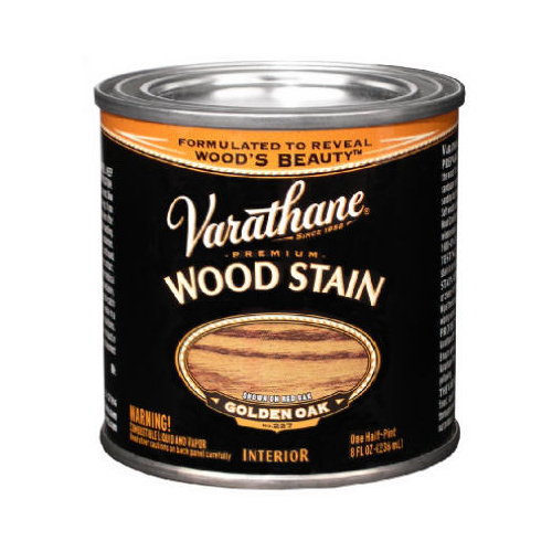 Wood Stain Semi-Transparent Golden Oak Oil-Based Urethane Modified Alkyd 0.5 pt Golden Oak