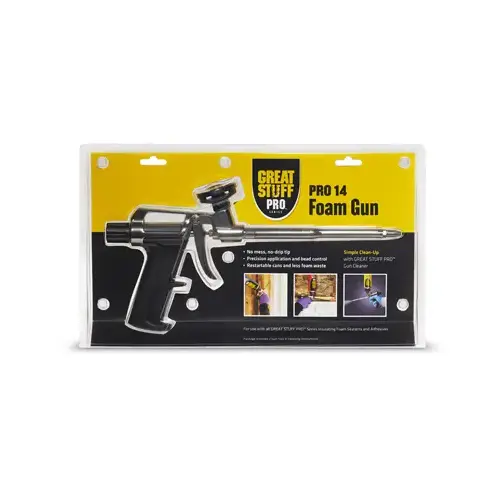 Pro Grade 14 Foam Dispensing Gun Silver