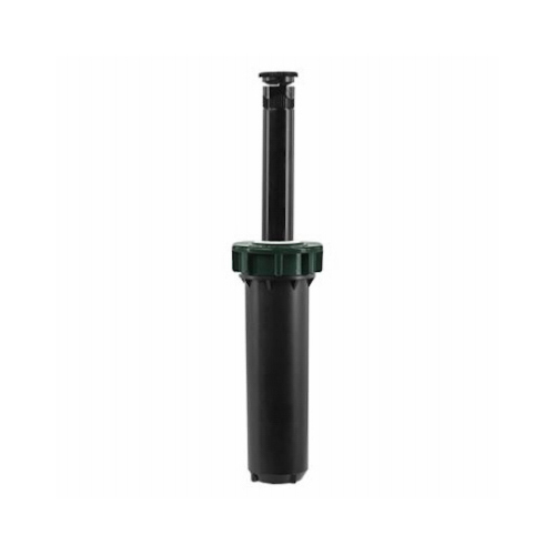 Hard Top Professional Pressure Regulated Spray Head, 1/2 in Connection, FPT, 4 in H Pop-Up, 10 to 15 ft Black