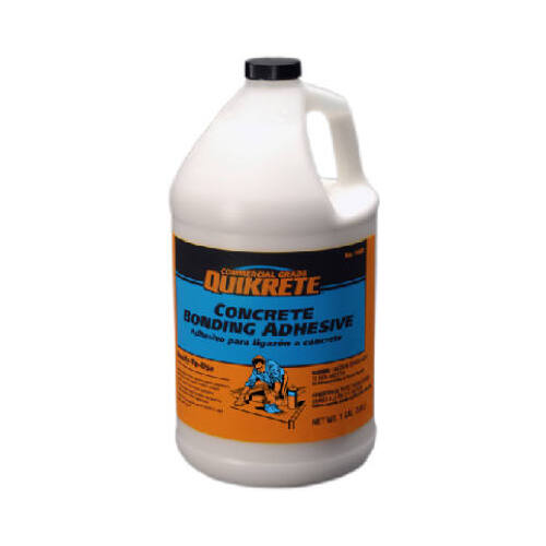 Quikrete 9902-01 9902-01 Bonding Adhesive, Liquid, Vinyl Acetate, White, 1 gal Bottle