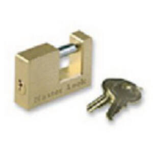 Master Lock Solid Brass Coupler Latch Lock with 3/4 In. (19-mm