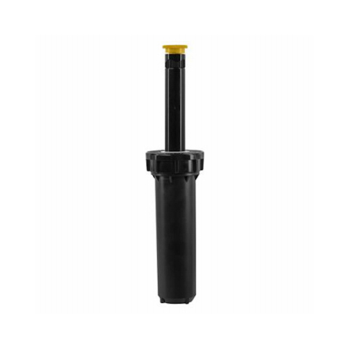 Professional Pressure Regulated Spray Head, 1/2 in Connection, FPT, 4 in H Pop-Up, 3 to 4 ft, Plastic Black