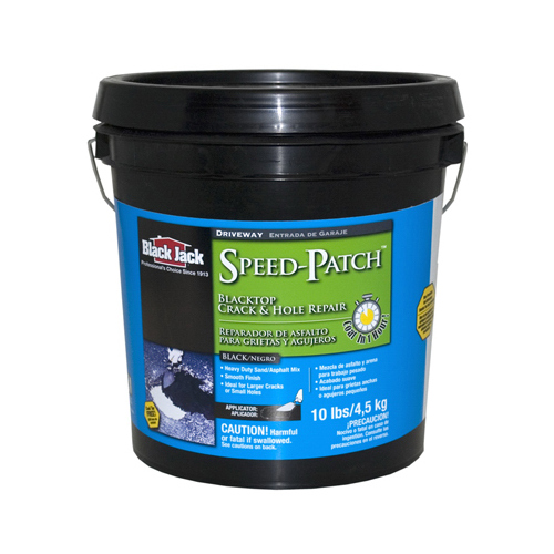 Driveway Sealer Speed-Patch Matte Black Water-Based Latex 10 lb Black