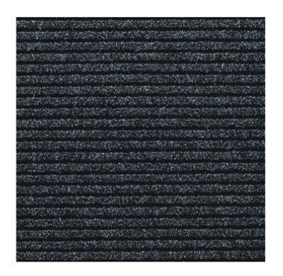 Multy Home MT1004435EA MT1000124 Rug, 50 ft L, 26 in W, Runner, Concord Pattern, Polypropylene Rug, Charcoal