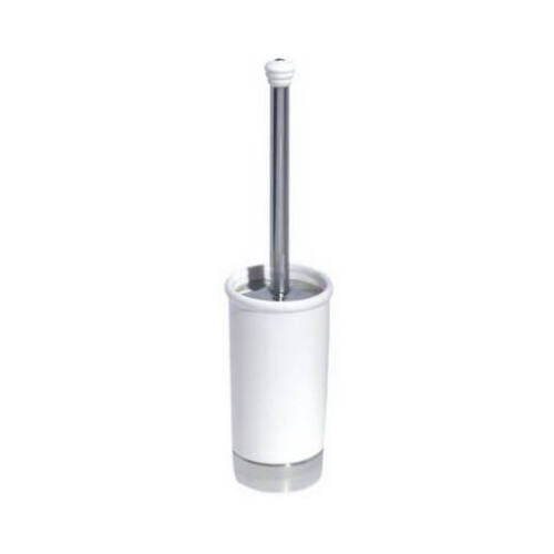 iDesign 95621 York Toilet Bowl Brush, 17-1/2 in OAL, White Handle