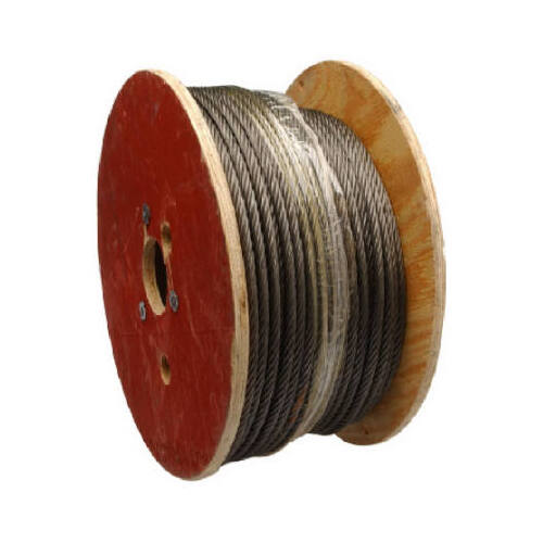 Aircraft Cable Chain Rust Prohibiting Oil Fiber Core Steel 1/2" D X 250 ft. L Rust Prohibiting Oil