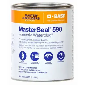 Master Builders MasterSeal 590 Hydraulic Cement 10 lb