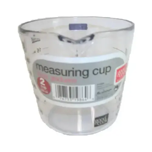 Measuring Cup Plastic Clear Clear