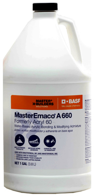 BASF MB55350538 Bonding Primer MasterEmaco A660 White 1 gal White