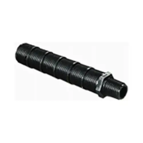 Cut-Off Riser, 1/2 x 3/4 in Connection, 6 in L, Polyethylene, Black