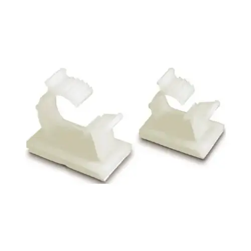GB GKK-1575 Cable Holder, 3/4 in Max Bundle Dia, Nylon/Plastic, White Pair
