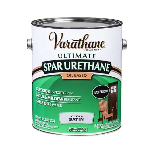 Ultimate Spar Urethane Paint, Liquid, Clear, 1 gal, Can - pack of 2