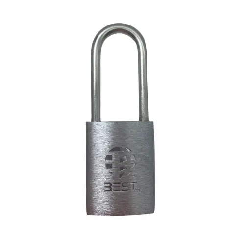 Brass 1/4" Diameter Padlock 7 Pin 2" Shackle Key Retained