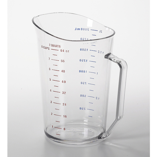 CUP MEASURING PLASTIC TWO QUART