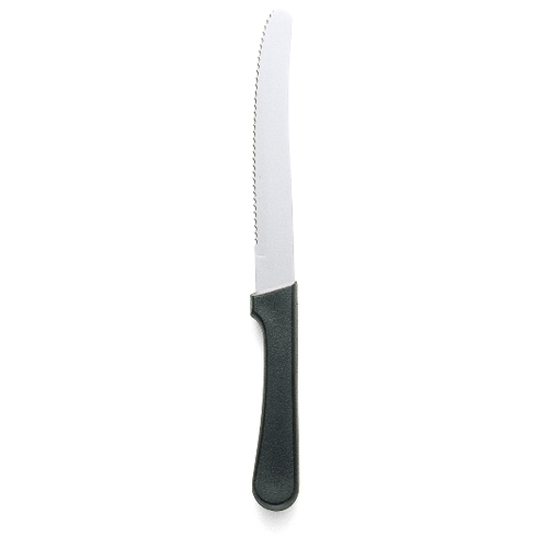 Walco Stainless Knife 4.63" Stainless Steel Blade Round Tip, 1 Dozen
