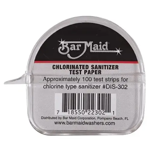 SANI-MAID PAPER CHLORINATED SANITIZER TEST