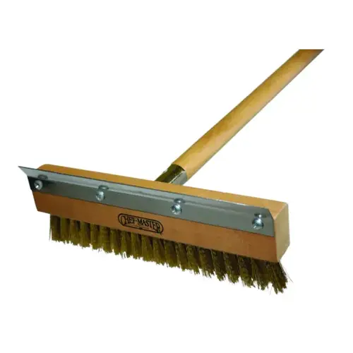 CHEFMASTER/MR. BAR-B-Q 90041 40 Pizza Brush - With Brass Bristles