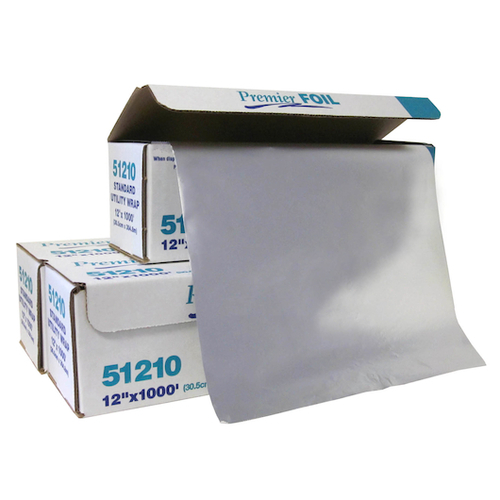 Durable 51210 Durable Packaging 12X1000 Premier Foil, 1 Roll