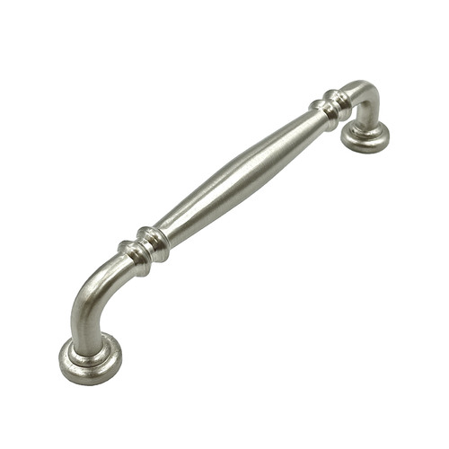 5" Center to Center Double Knuckle Cabinet Pull Satin Nickel Finish