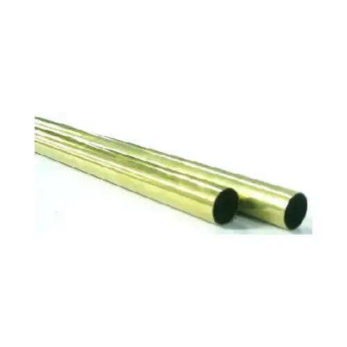 Brass Tube 13/32" D X 36" L Round - pack of 4