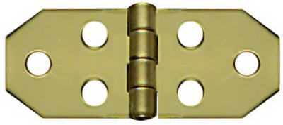 National Hardware N211-862 75 x 1-13/16-In. Brass Decorative Hinges - pair