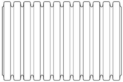 Advance Drainage Systems 04540010 Corrugated Drainage Tubing 4" D X 10 ft. L Polyethylene