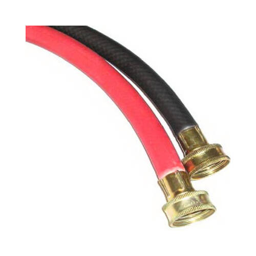 Ultra Dynamic Products WA6RB7004 Washing Machine Supply Line 3/8" FGH X 3/4" D FGT 4 ft. Rubber