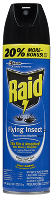 RAID 81666 Flying Insect Killer, Liquid, Spray Application, 15 oz Opaque