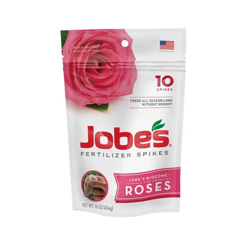 Jobes 04102 Fertilizer Spike Pouch, Spike, Gray/Light Brown, Slight Ammonia Pouch - pack of 10
