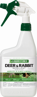 Liquid Fence HG-71126 Deer and Rabbit Repellent, Ready-to-Spray White/Yellow