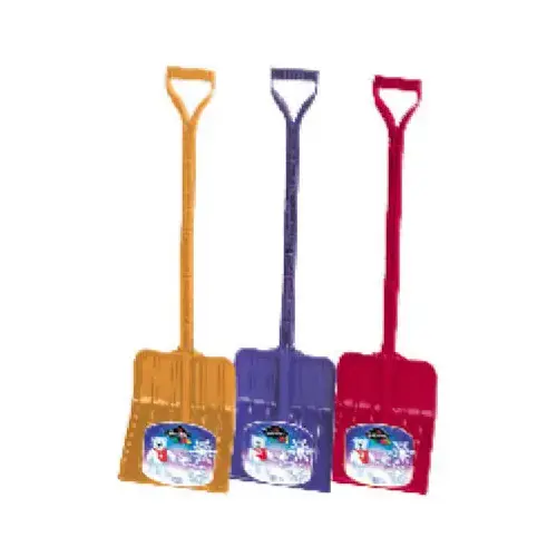 Garant GKPS09D24 Kid's Snow Shovel, 9 in W Blade, 10-3/8 in L Blade, Square point Blade, Polyethylene Blade, 38 OAL