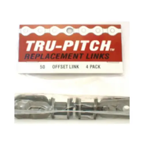 Tru-Pitch THL50-4PK OffSet Connecting Link, #50   pack of 4