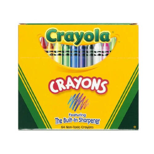 CRAYOLA 52-0064-XCP3 Crayons Assorted Color Assorted Color - pack of 3
