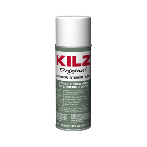 KILZ 10444 Aerosol Primer/Sealer Original White Flat Oil-Based 13 oz White