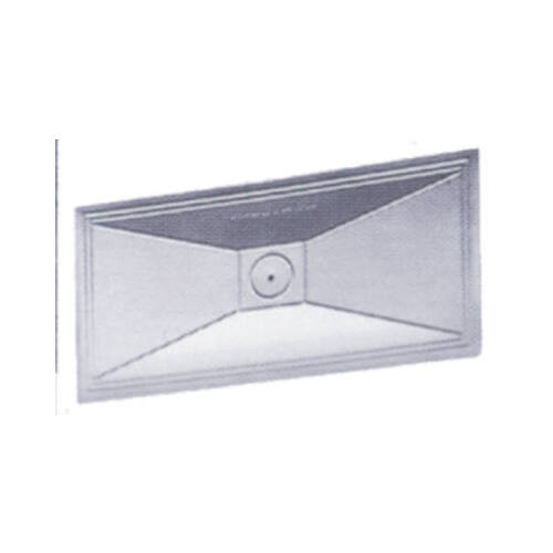 Foundation Vent Cover 7.4" H X 15.4" W Mill Aluminum Mill
