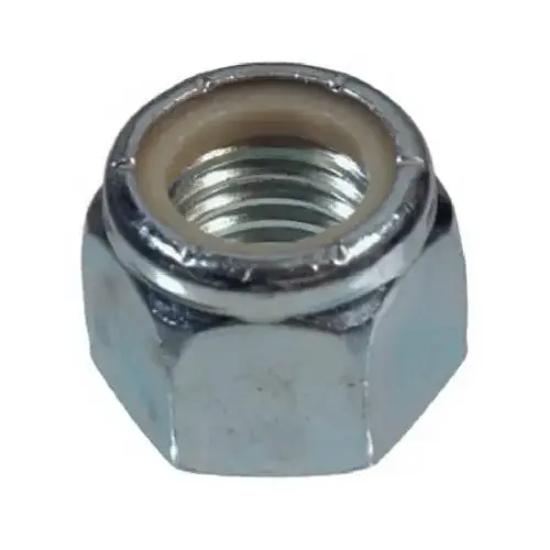 Nylon Lock Nut 5/16" Zinc-Plated Steel USS Zinc-Plated