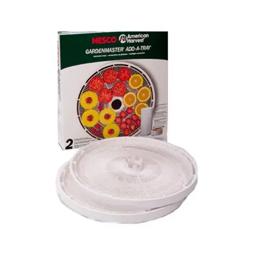 Nesco TR-2 Add-A-Trays for Gardenmaster Food Dehydrator - pair Matte
