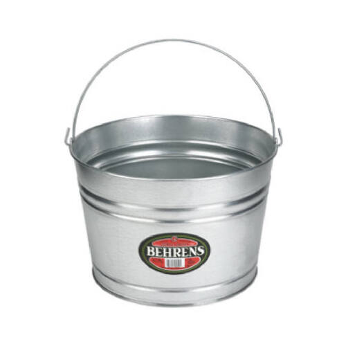 Behrens C17GS Scrub Pail, 4.25 gal Capacity, Galvanized Steel