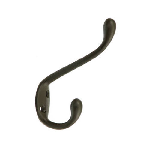 National Hardware N331066 Heavy Duty Garment Hook 4.59" L Oil Rubbed