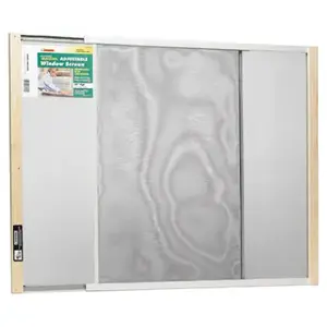 Frost King AWS2445 W.B. Marvin Window Screen, 24 in L, 25 to 45 in W, Aluminum Clear