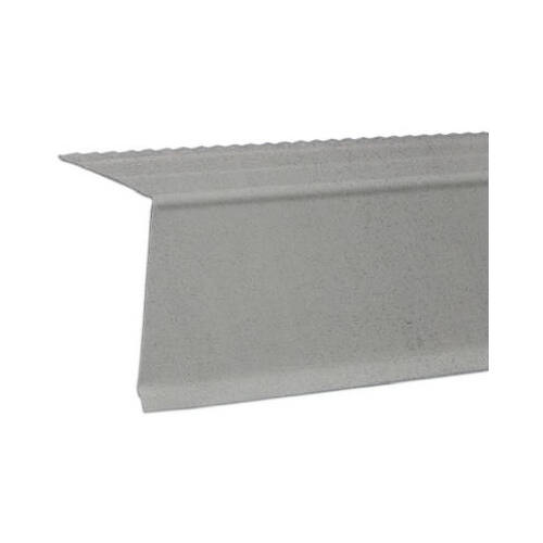 Drip Edges 2" W X 10 ft. L Galvanized Steel Silver Silver