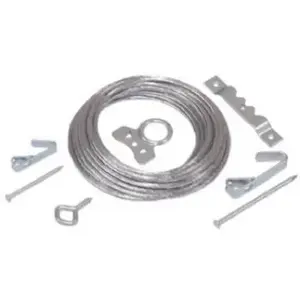 Hillman Homepak Zinc Silver Standard Picture Hanging Set 30 lb 50 pk Hillman Homepak Zinc Silver Standard Picture Hanging Set 30 lb 50 pk