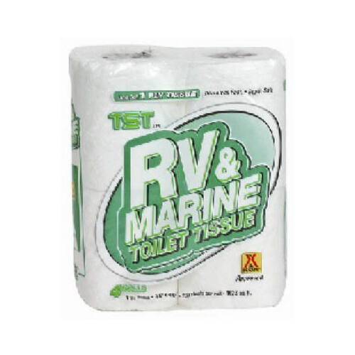 Camco 40276 Toilet Paper RV & Marine 4 Rolls 280 sheet 154 ft White